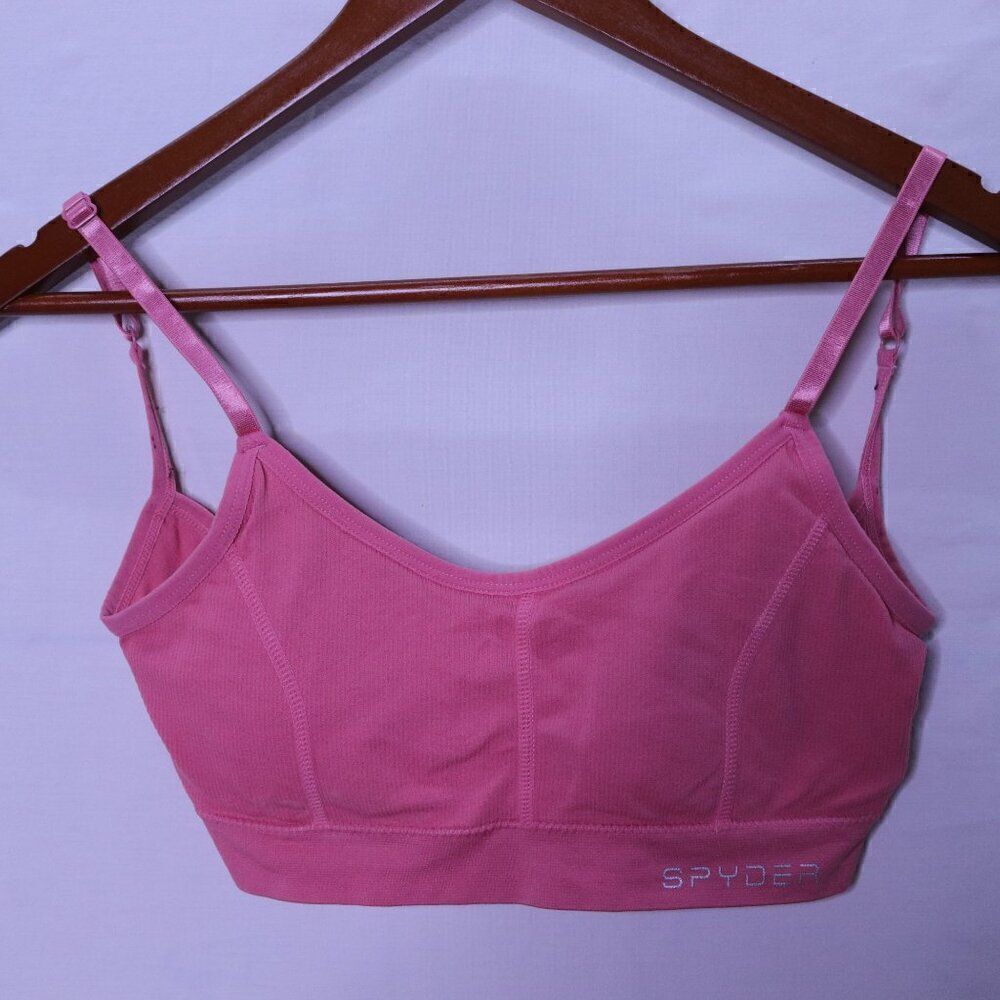 Spyder | Ribbed Knit Sports Bra Medium - Picture 2 of 4